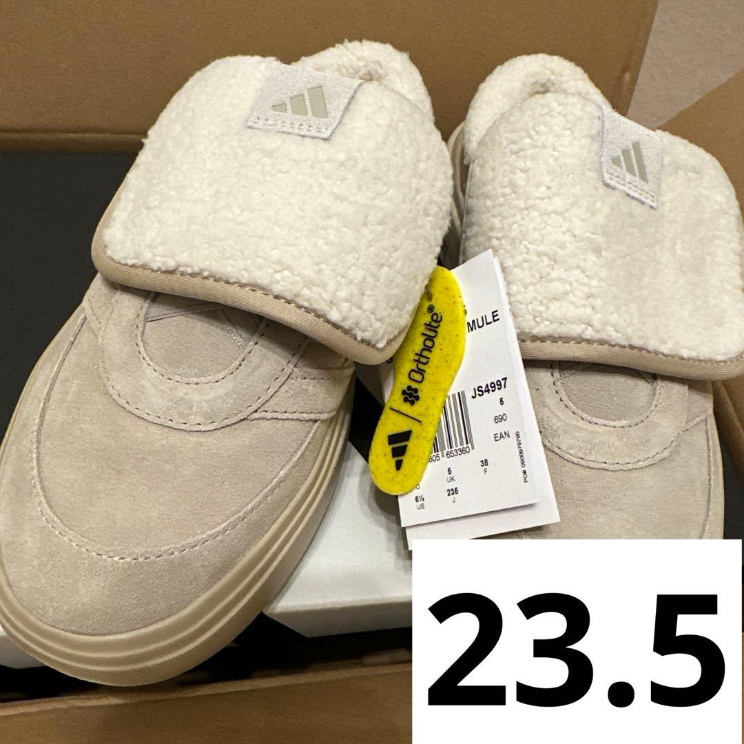 韓国限定【adidas】 グランドコートミュール ワンダーベージュ 23.5