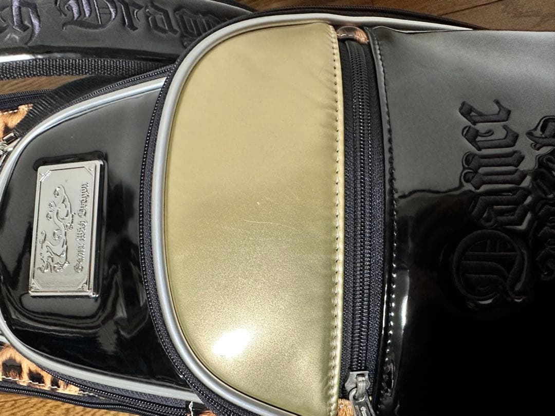 DANCE WITH DRAGON キャディーバック　ヒョウ柄