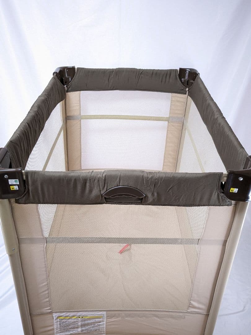 ココネルエアー ココアブラウン Aprica 折りたたみベビーベッド アップリカ