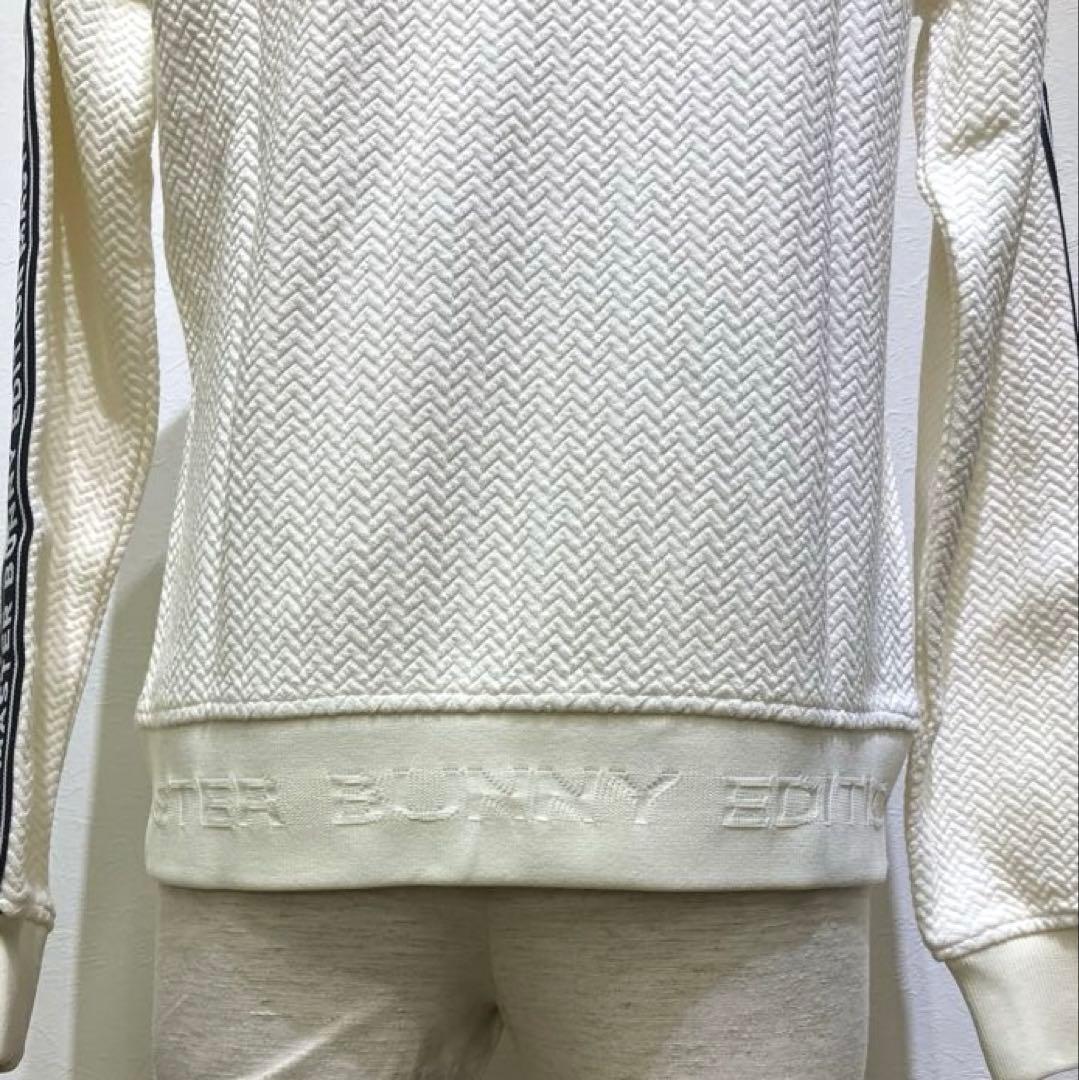 MASTER BUNNY EDITION ホワイト　長袖ジップアップジャケット