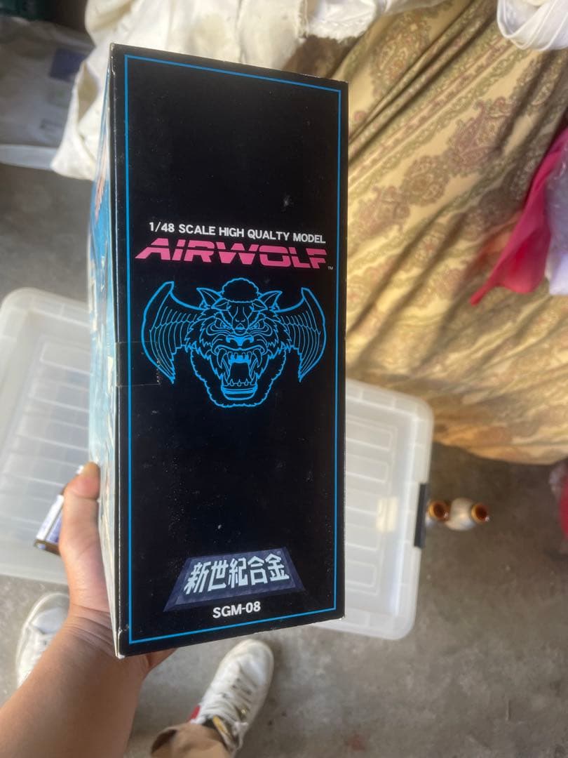 アオシマ　新世紀合金　1/48 エアーウルフ　限定版　メタリック仕様　未開封
