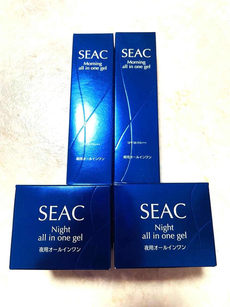 〜世田谷自然食品 〜SEACシワ改善　オールインワン朝用・夜用セット(各50g)