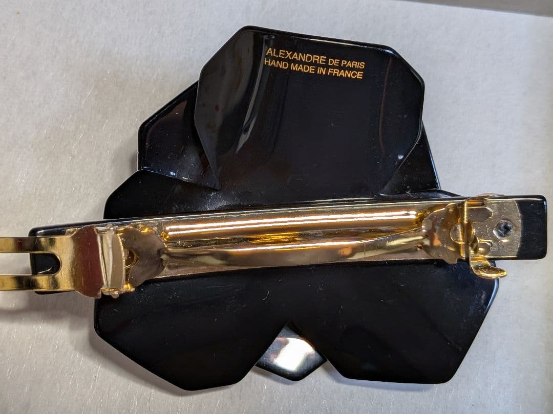 【アレクサンドル ドゥ パリ】 50周年限定カメリアバレッタ8cm