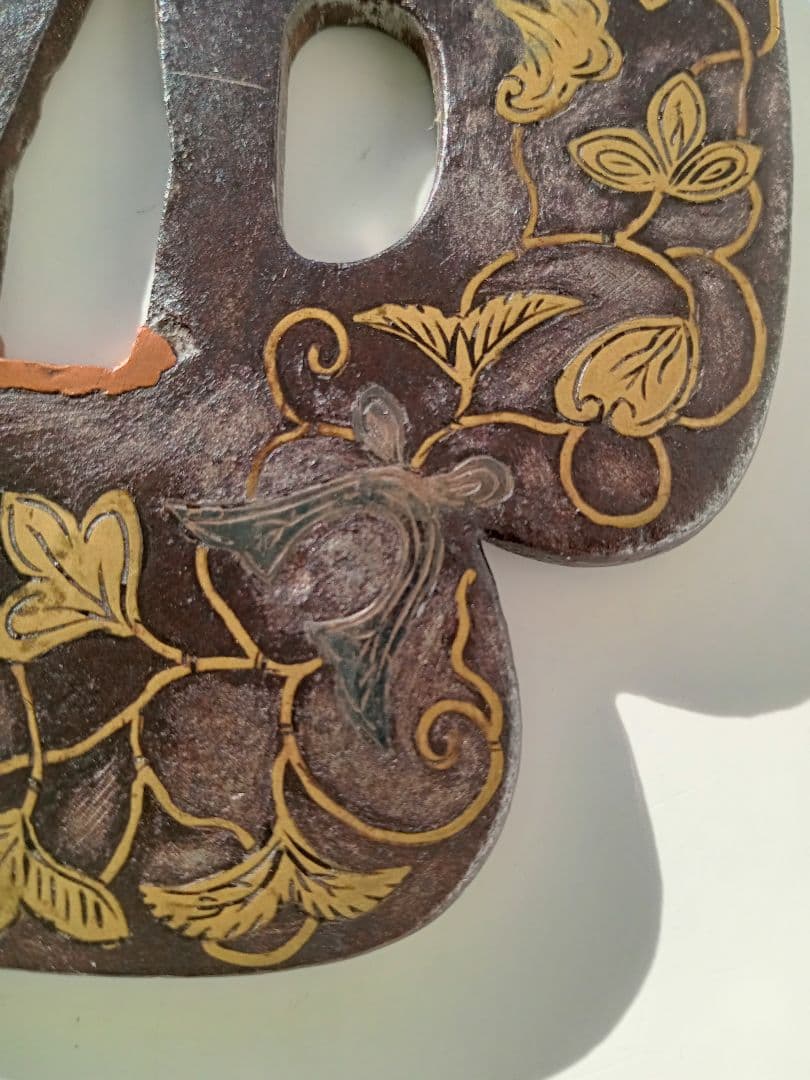 平安城鍔（キリシタン鐔）　桃山時代