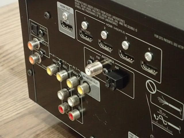 YAMAHA　AVアンプ　RX-V385　新品リモコン付き・快調・超美品