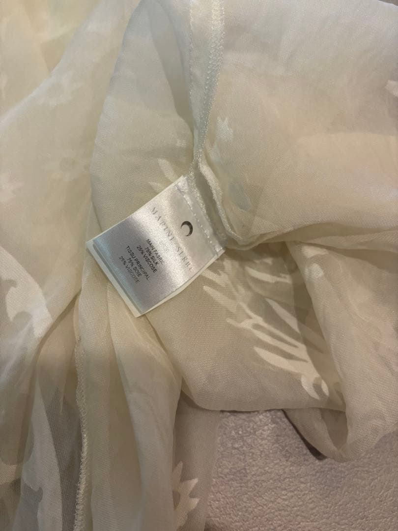 【大幅値下】MARINE SERRE マリーンセル - 月柄シルク長袖シャツ