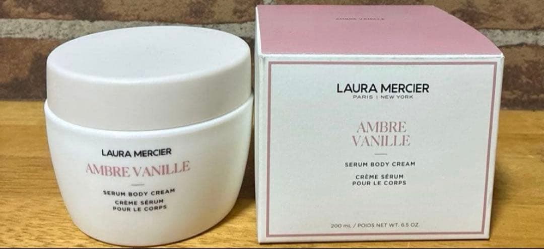 ローラメルシエ　セラムボディクリーム　アンバーバニラ 200