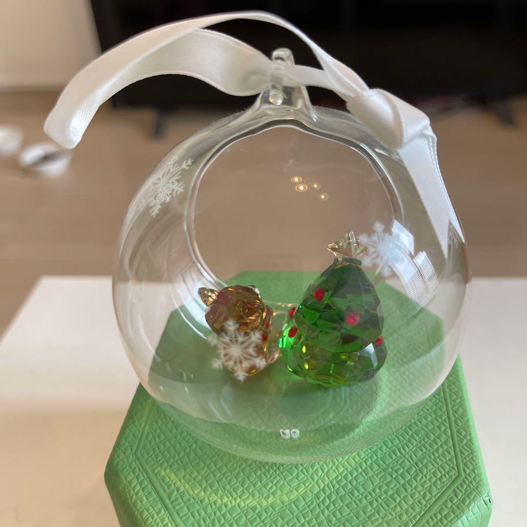 Swarovski ボールオーナメント　クリスタル