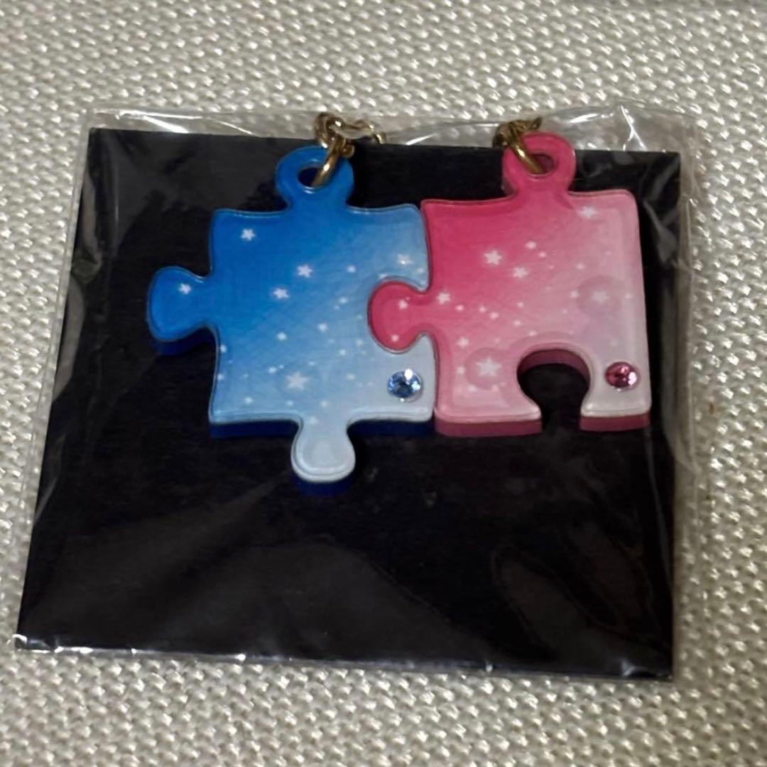 collar×malice カラマリ　柳愛時　星野市香　ペアパズルキーホルダー