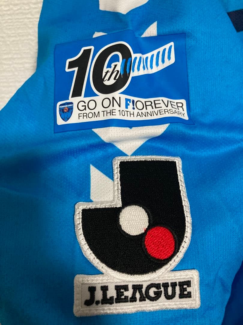 横浜FC サッカーユニフォーム 2007-2008 三浦知良 当時物　未使用品