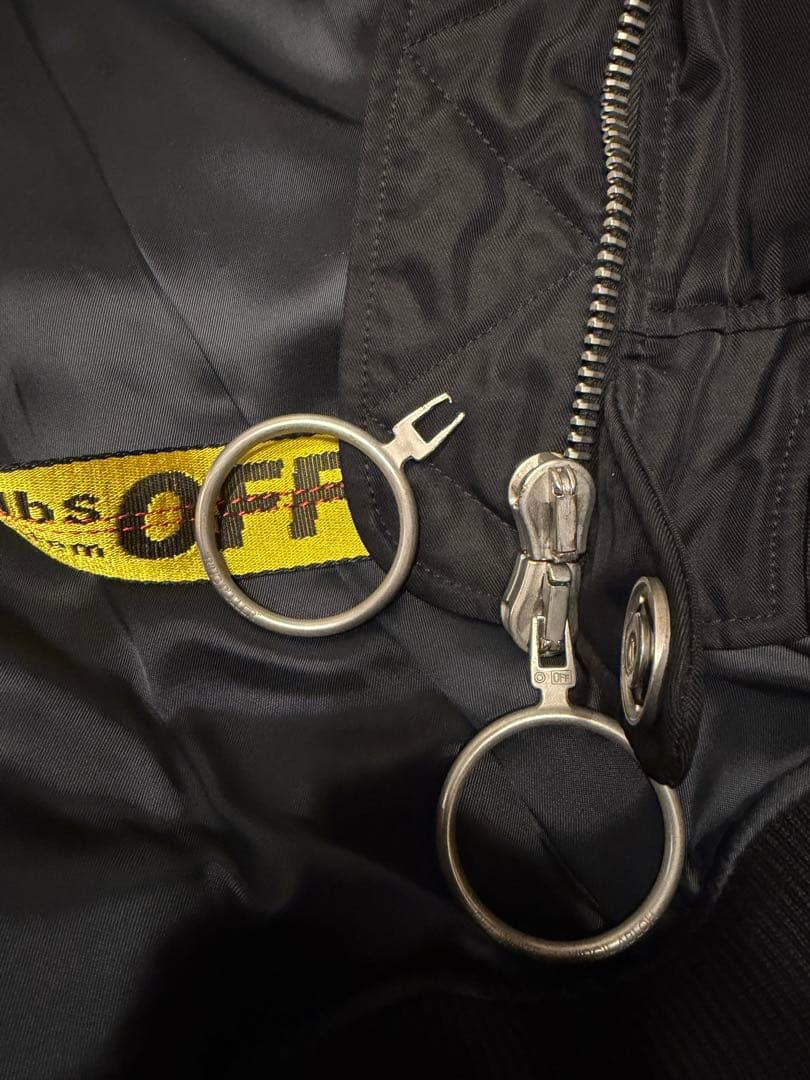 訳あり　正規品オフホワイトボンバージャケット　Sサイズ