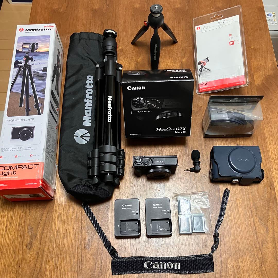 込 美品★Canon PowerShot G7 X MarkIIl★付属多数