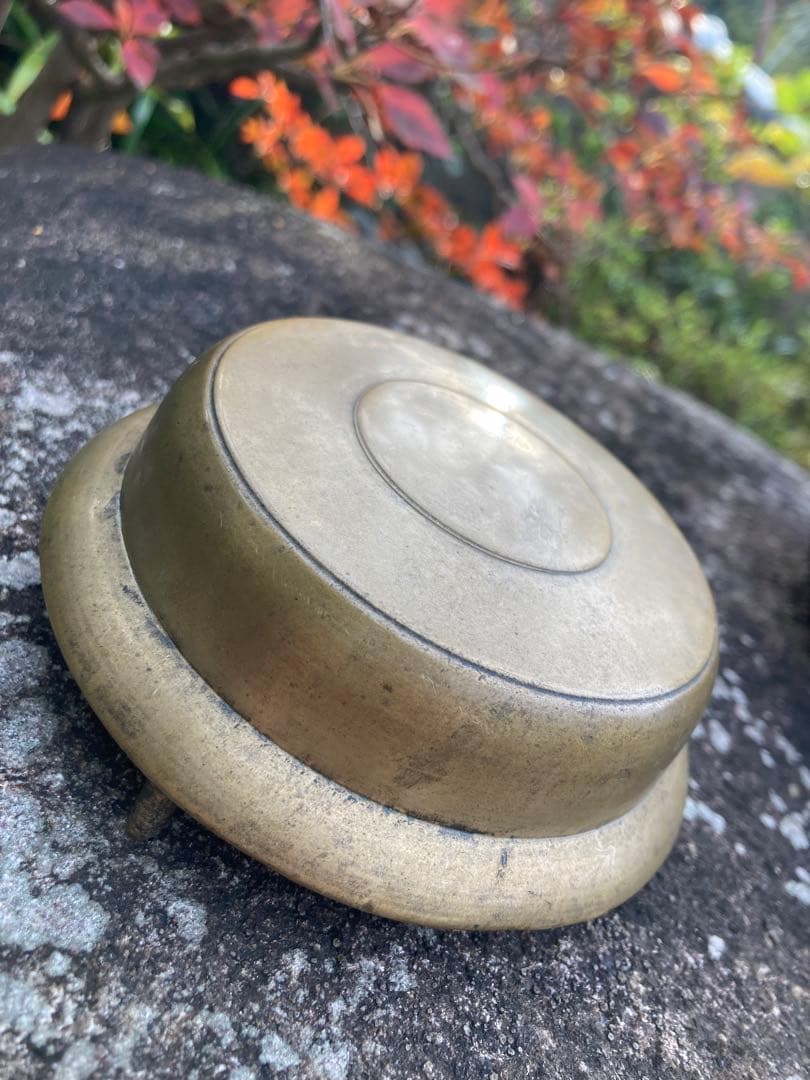 打楽器と棒　スティック　味わい深いヴィンテージ品　黒色　楽器職人さんの手仕事品