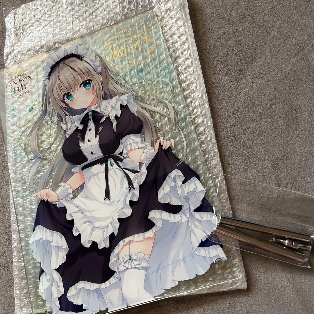 あめとゆき　4th fanbox アクリルパネル　直筆サイン入り