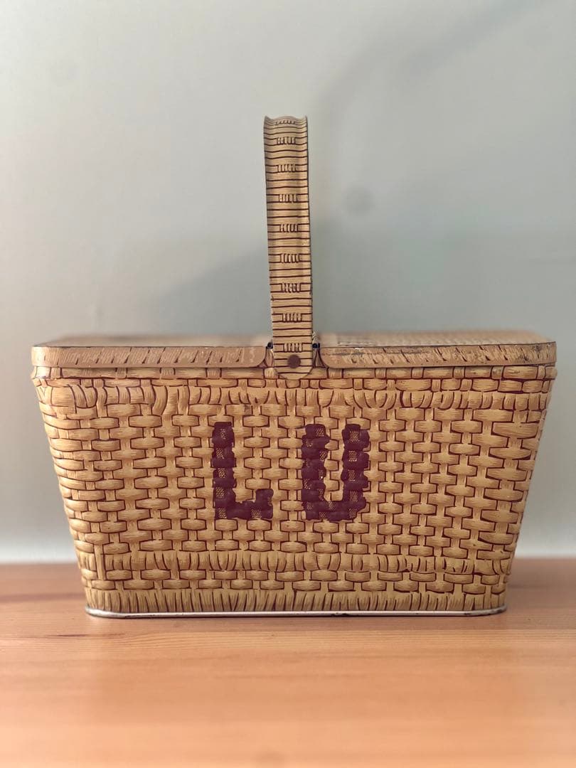 LU ビスケット バスケット パニエ 缶 /フランス ハグオーワー　マチルド