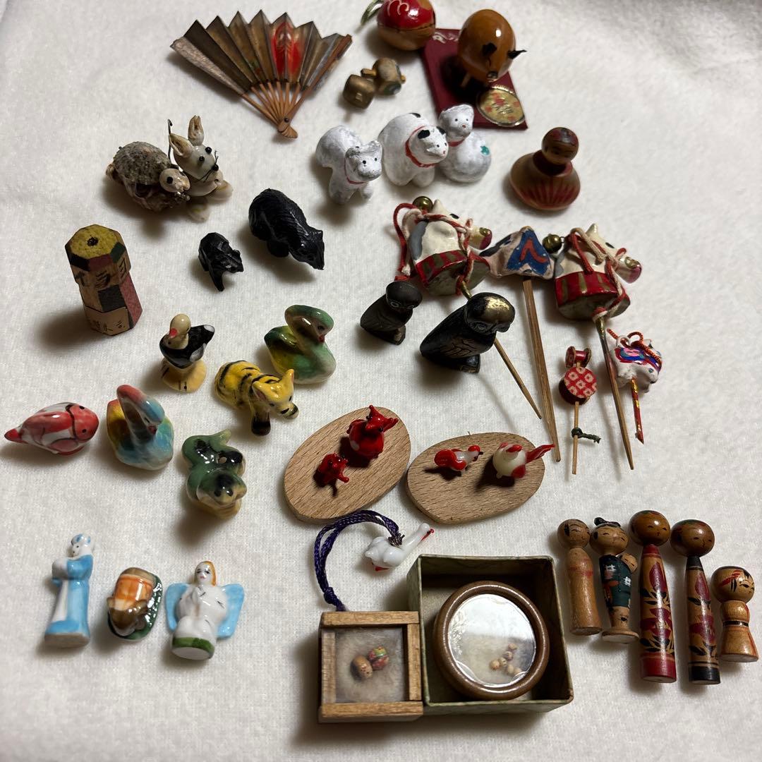 郷土玩具ミニチュアセット40個