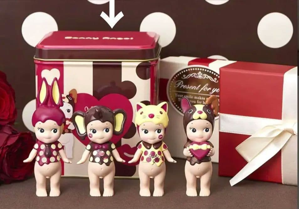 【未使用】ソニーエンジェル バレンタイン デザイン・限定ギフトＢＯＸ入４ｐ