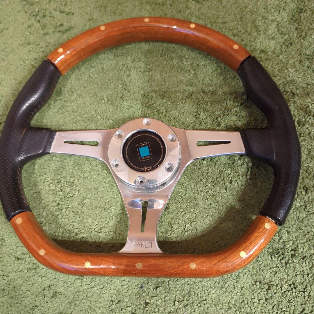 NARDI ステアリング ウッドレザー