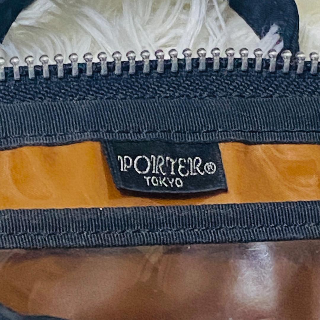 PORTER ポーター タンカー ハーフムーンショルダーバッグ ブラック