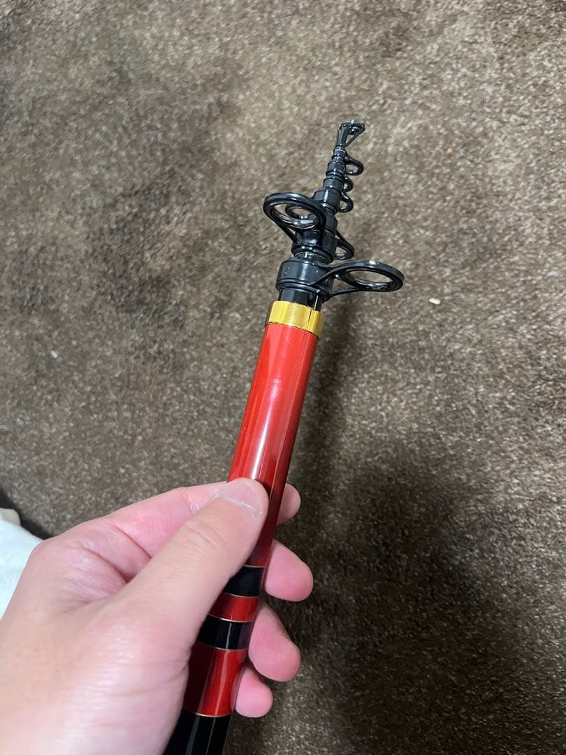 [超美品］がまかつ・がま磯 汐来防 遠投 H480