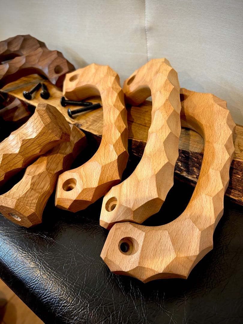 アシストグリップ　51本目！！名栗加工　超絶極上激渋品　ハイエース　2本セット