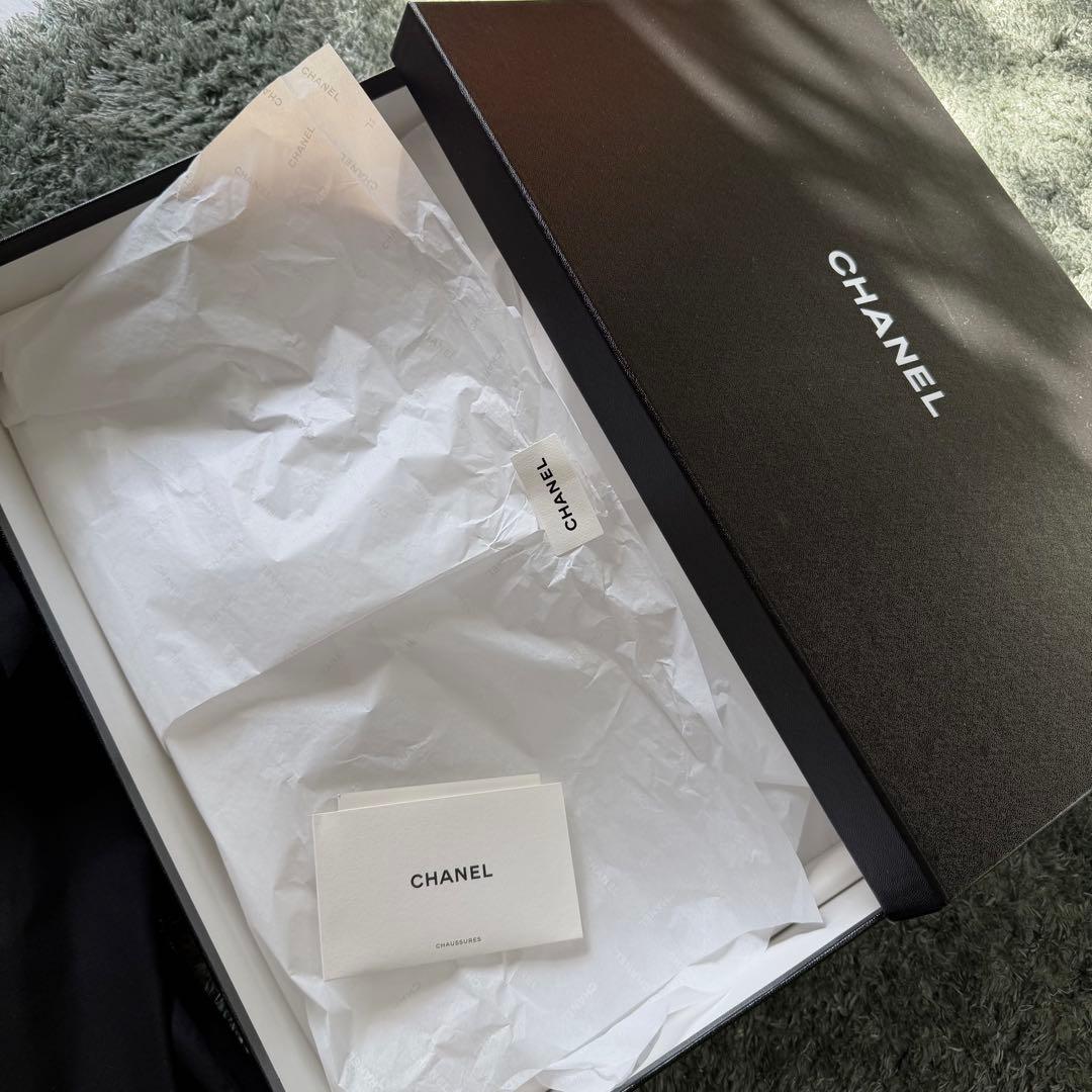 CHANEL シャネル　レインシューズ　新品未使用　37サイズ