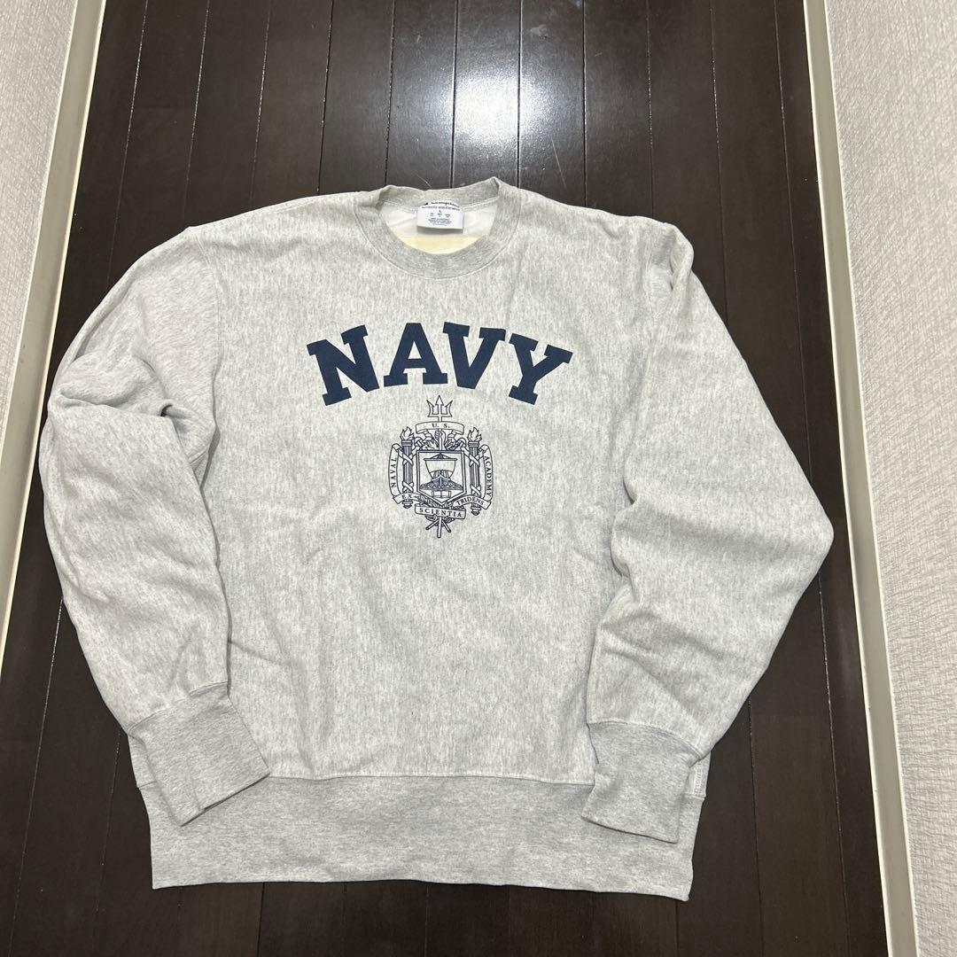 Champion NAVY リバースウィーブスウェット