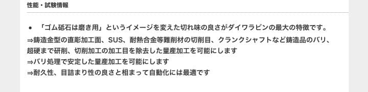[当日発送]   軸付ゴム砥石 ダイワラビン