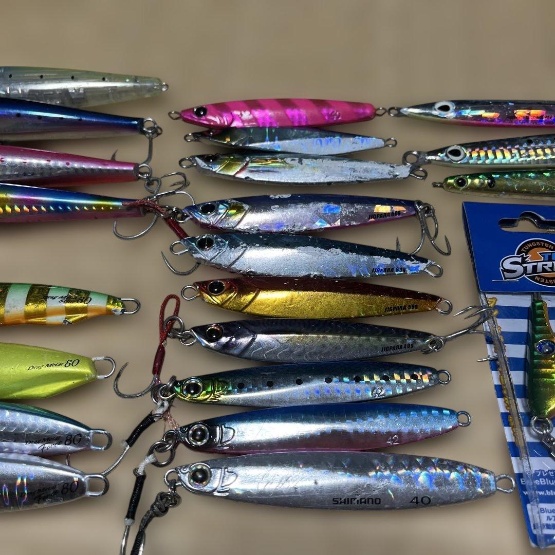 ライトショアジギング引退セット、メタルジグ色々価格交渉お気軽に