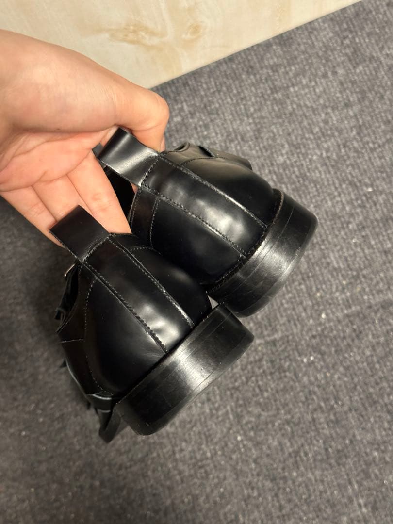 コムデギャルソン 希少 2014年 モンスター期 多重ベルト 靴