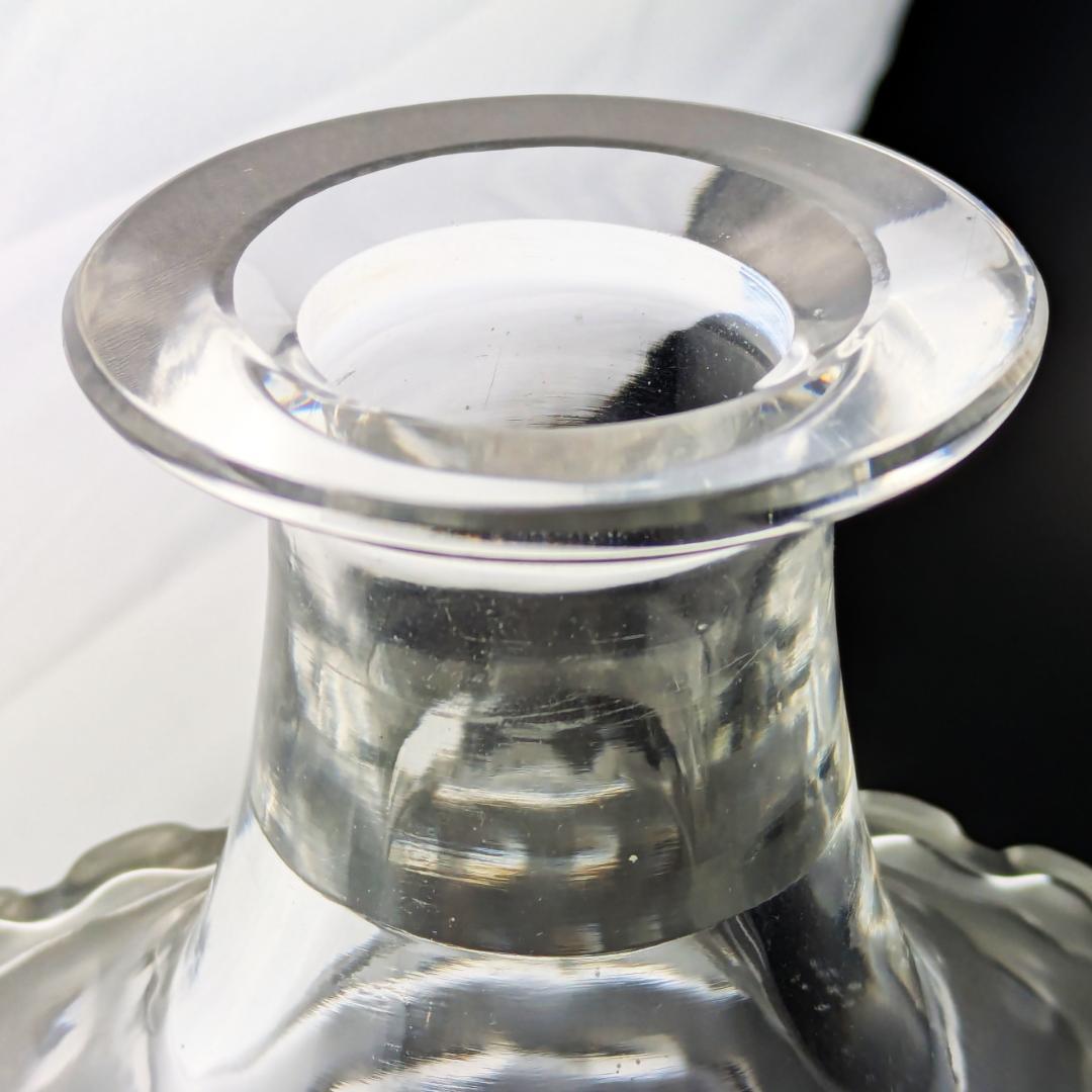 ラリック廃盤 27㎝デキャンタ パルメparme13307　波紋紋様 とても美品