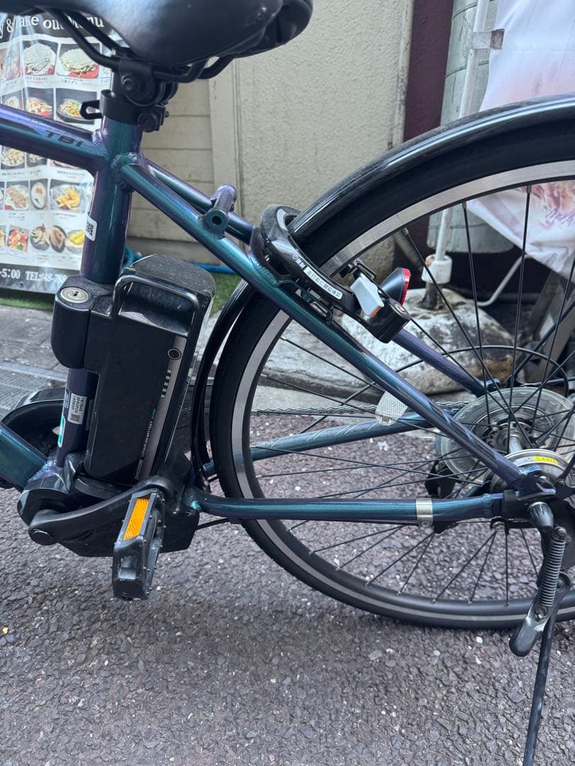 電動アシスト自転車 スポーツタイプ グラデーションカラー 充電器付き