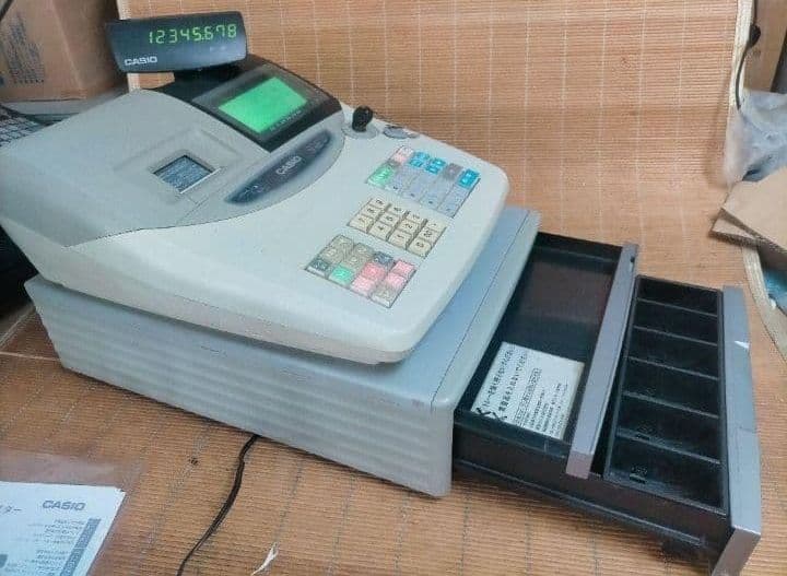 カシオレジスター　TE-120　フル設定込み　送料無料　人気機種　770600