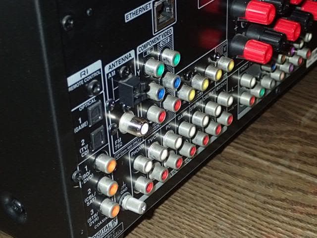 ONKYO AVアンプ TX-NR838 純正リモコン他多数・美品・快調・美音