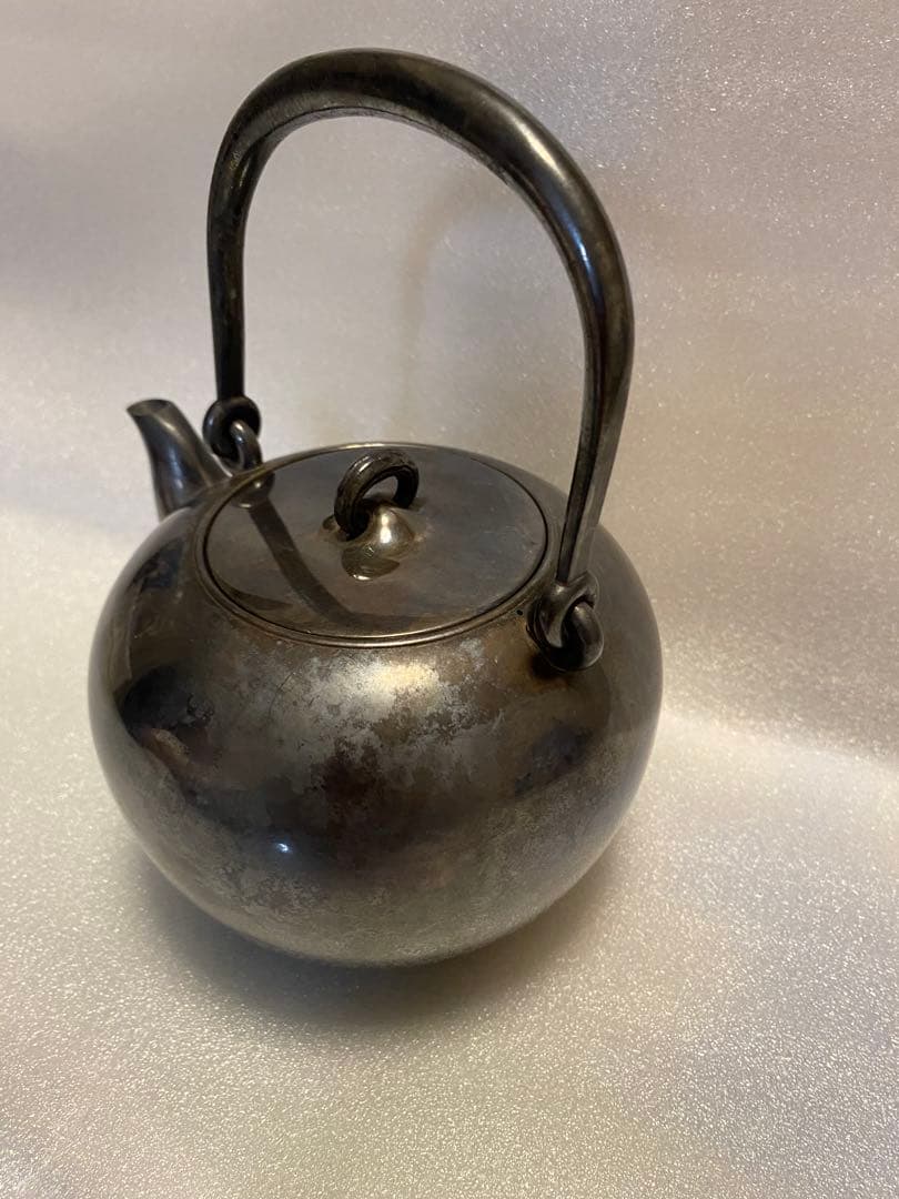 銀瓶　純銀　茶道具