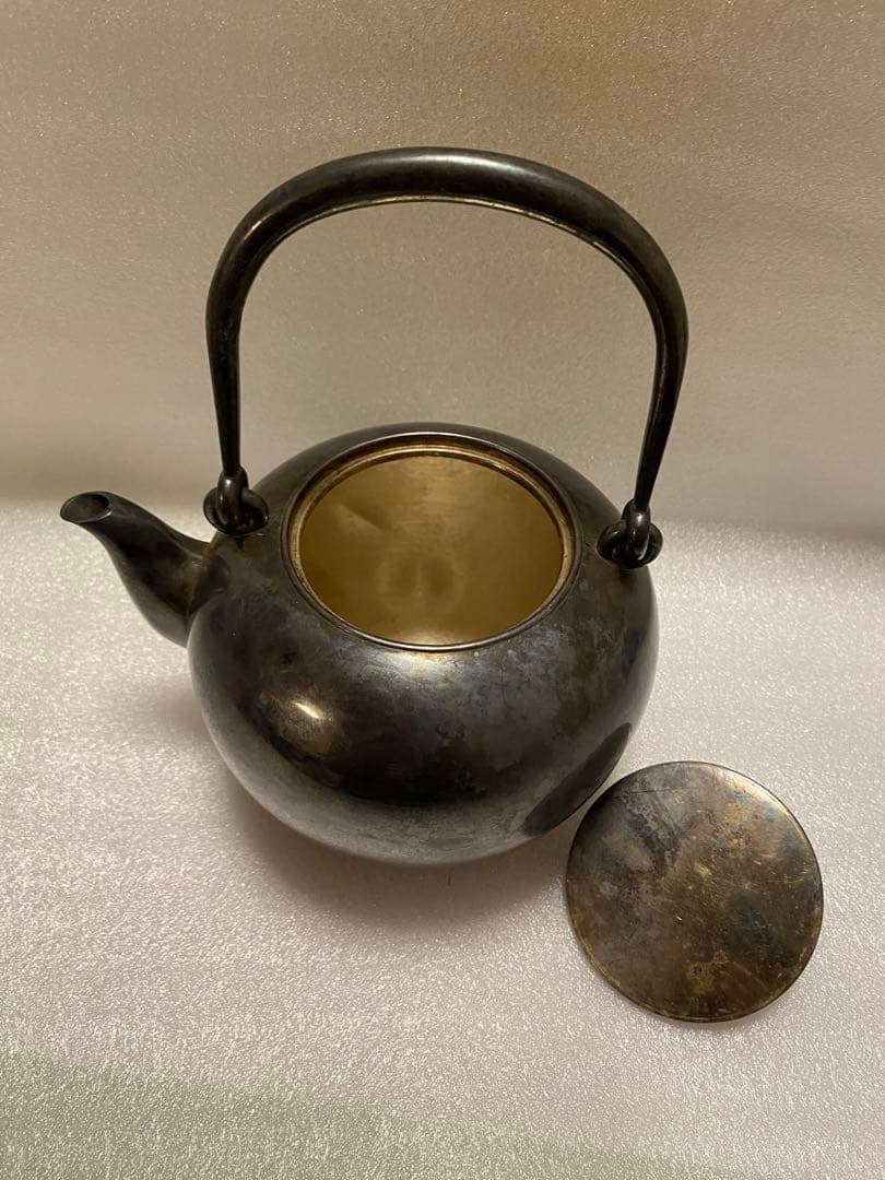 銀瓶　純銀　茶道具