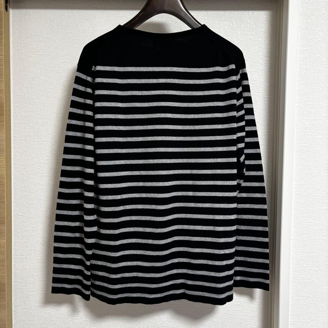 JOHN SMEDLEY ジョンスメドレー ボーダーコットンニット S