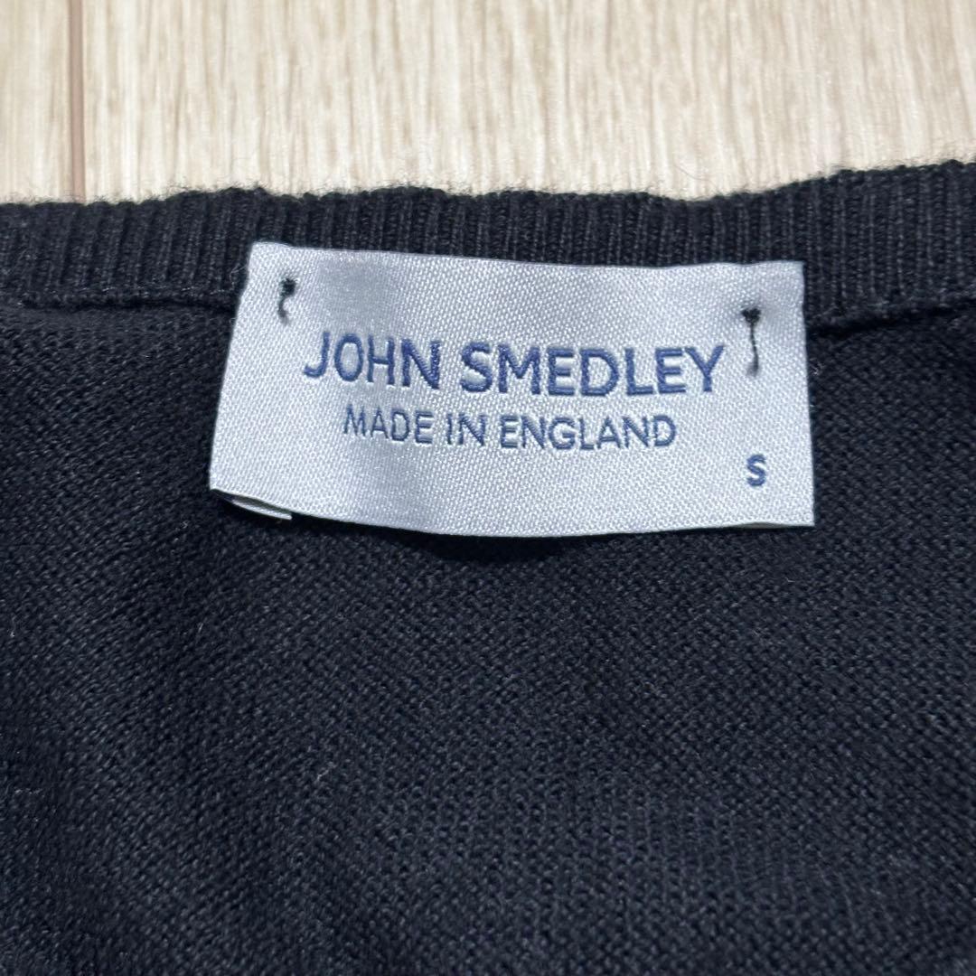 JOHN SMEDLEY ジョンスメドレー ボーダーコットンニット S