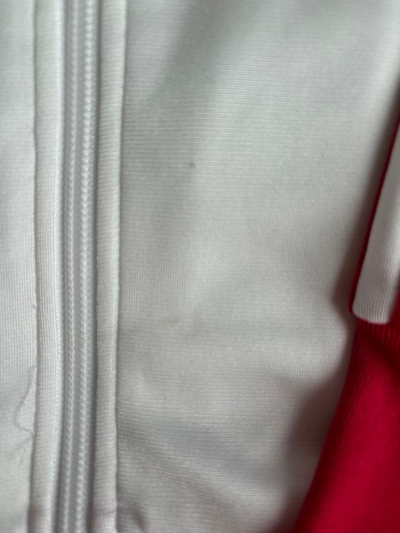 00's AJAX アヤックス　ジップアップジャケット ホワイト/レッド