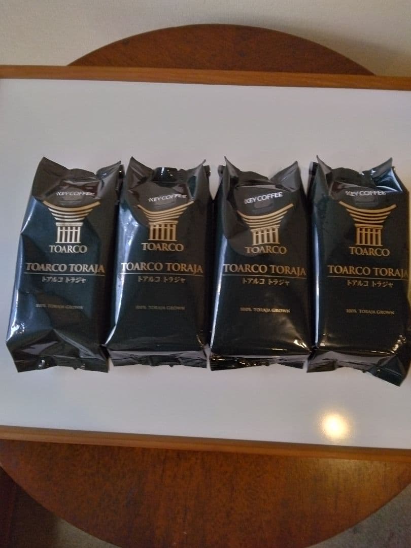 キーコーヒー　トアルコトラジャコーヒー豆200g入り×4袋