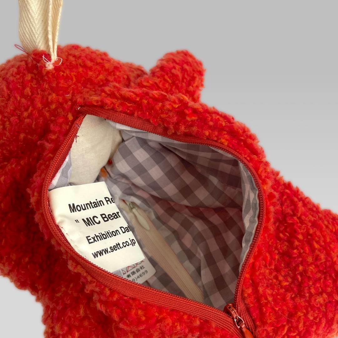 希少【マウンテンリサーチ】MIC BEAR ベア型 ポーチ ぬいぐるみ 置物