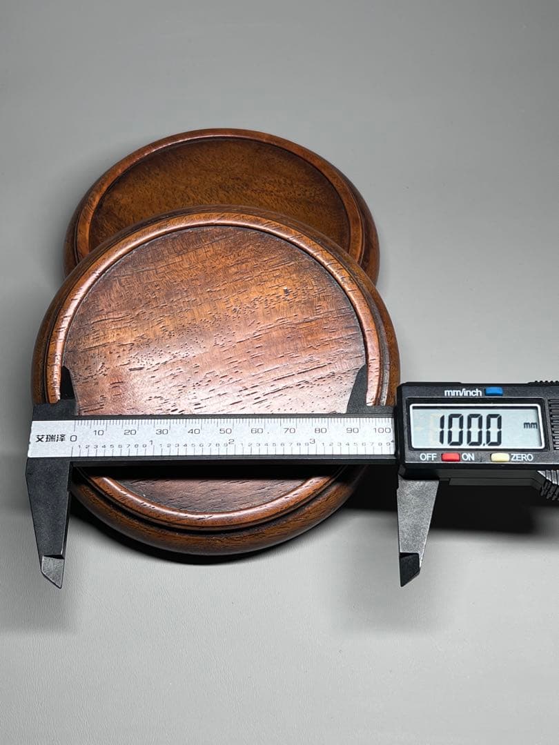 唐木花台一対　天然木　炉座　香炉台　花台　飾り台　盆栽台　黄花梨　古美術　木座