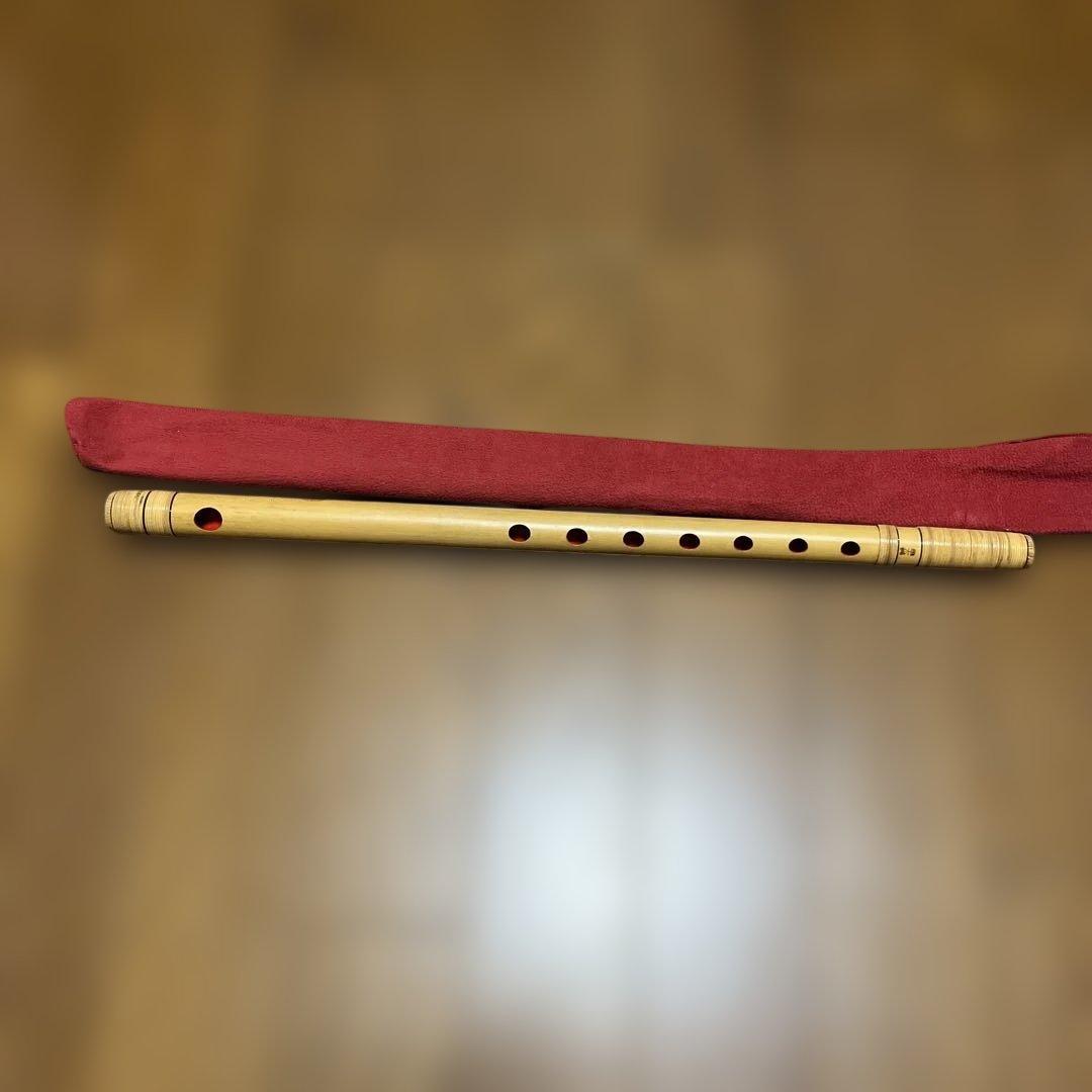 篠笛 竹製 ケース付き