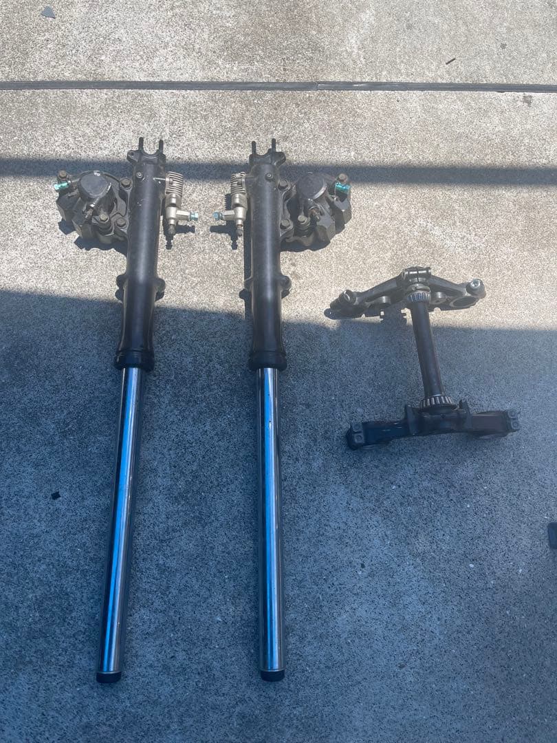 フロントフォークとステムセット ダブルアンチ