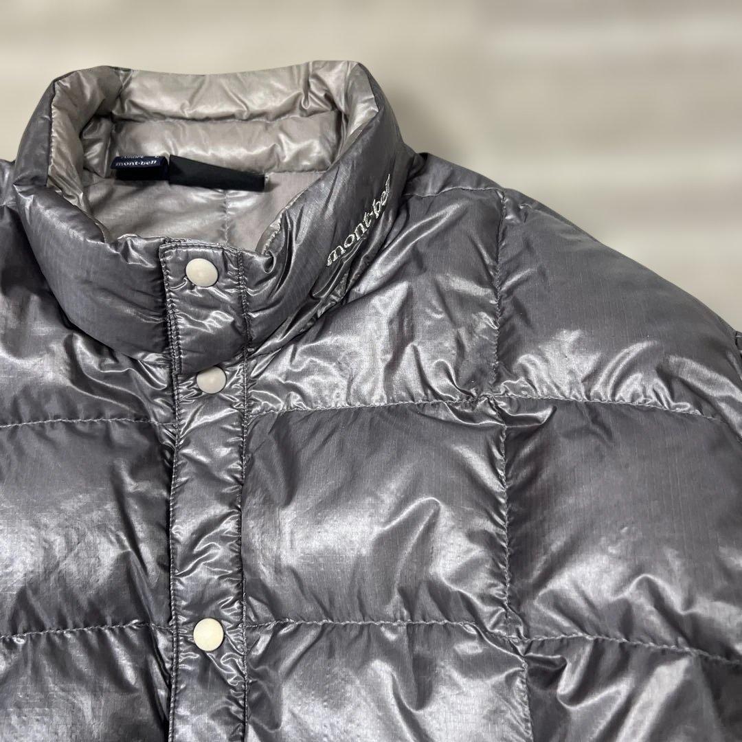 ☆mont-bell U.L.ライトダウンジャケット 廃盤モデル XL グレー☆