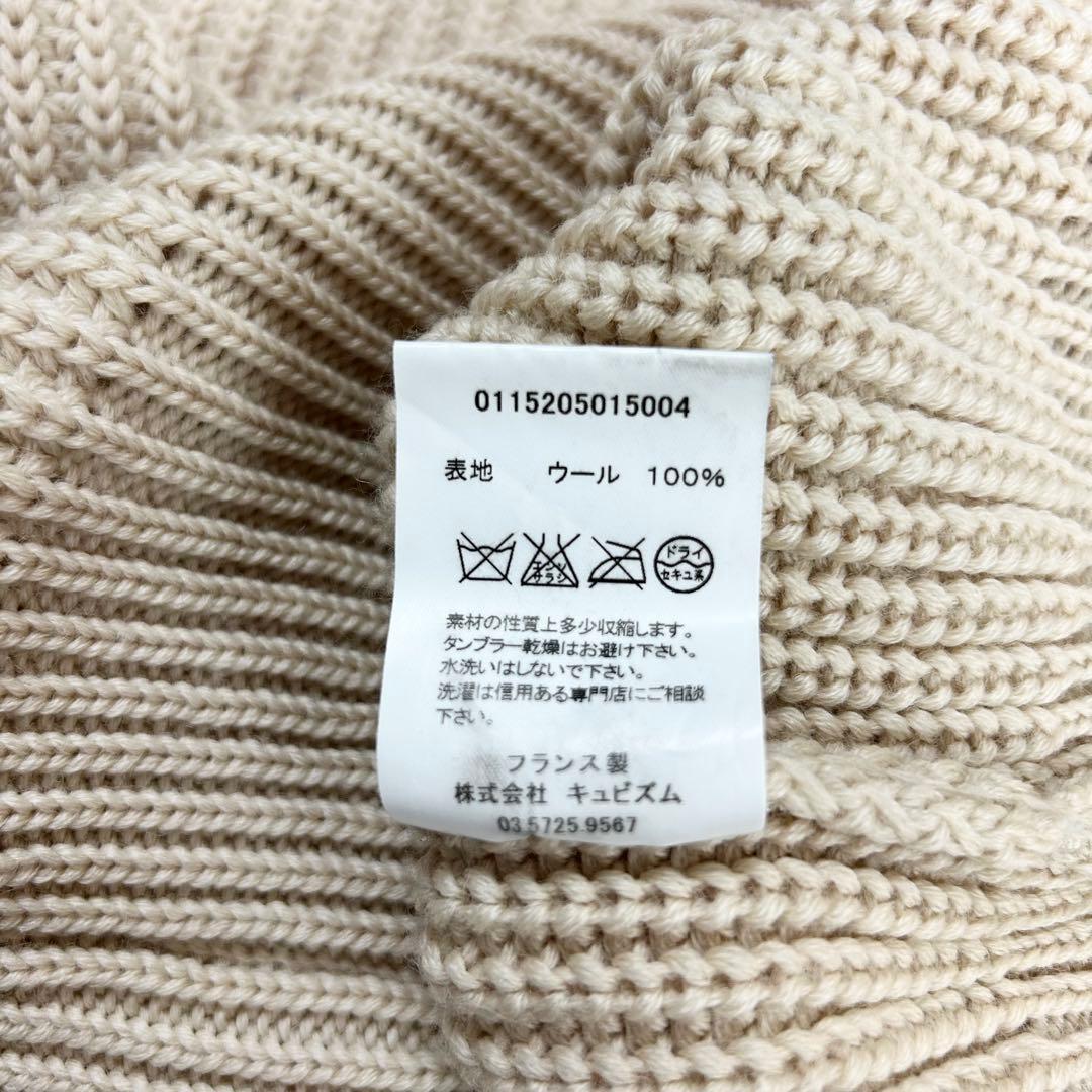 美品 ヴィズヴィム VISVIM クルーネック ニット セーター アイボリー