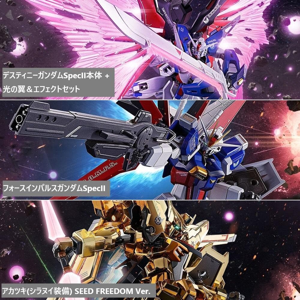 【メタルロボット魂】デスティニーSpecⅡ&光の翼 他4点セット