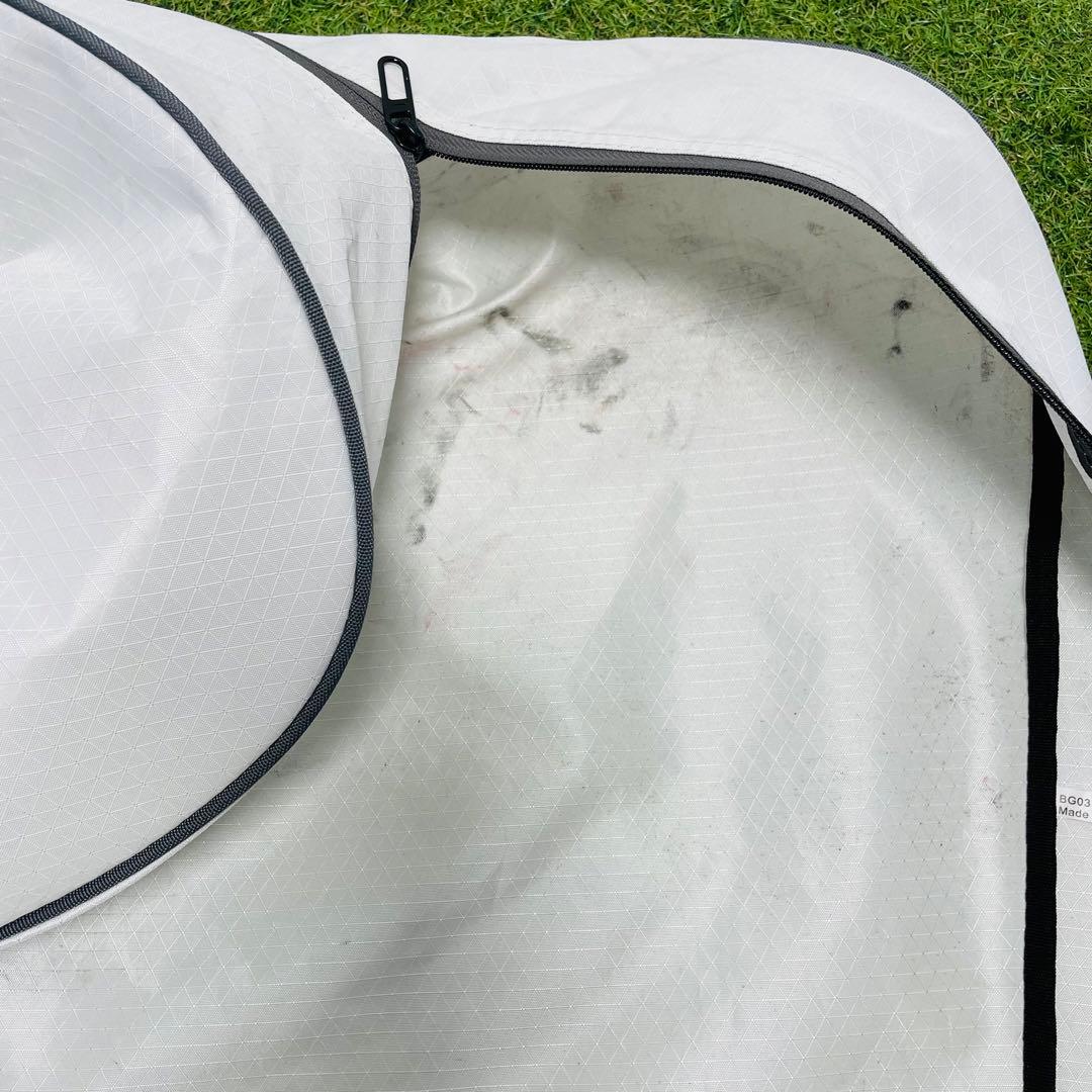 Nike キャディバッグ ホワイト/レッド/グレー ゴルフ