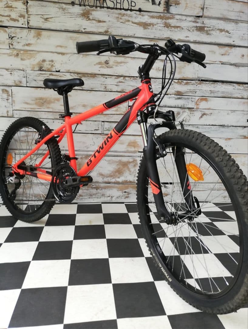 BTWIN オレンジ マウンテンバイク 26インチ