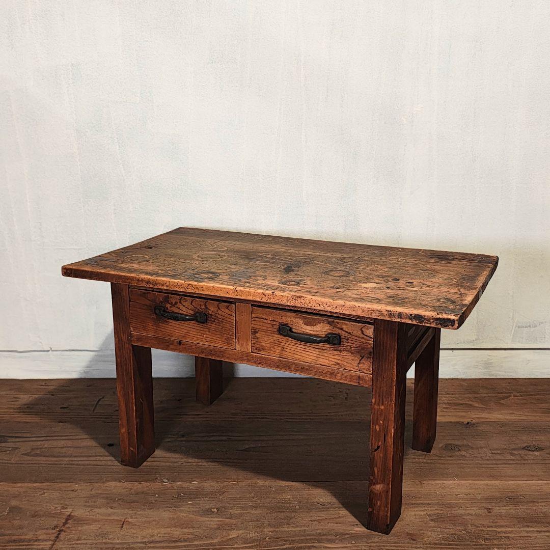 文机　小引き出し　座卓　昭和レトロ　古家具